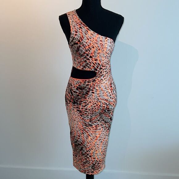 NWT Leopard Cut Out Dress - Picture 7 of 8